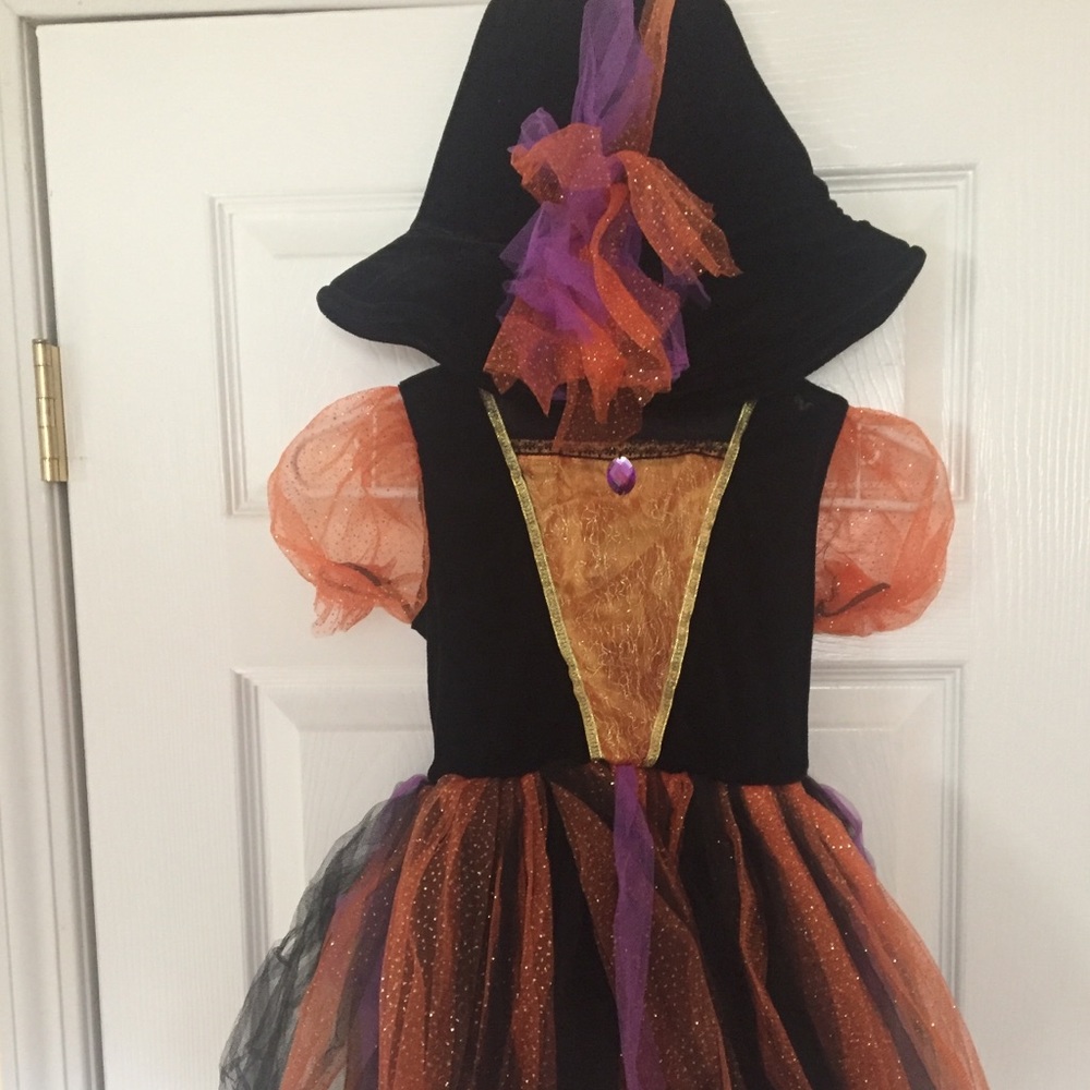 Toddler girls witch costume with Hat